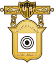 Distinguished Marksman Badge Decal