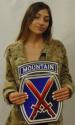 10th Mountain Division (Airborne) Metal Sign  11 x 16"