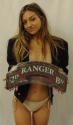2nd Ranger Battalion Tab Metal Sign-  All Metal Sign 17 x 9"