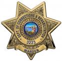 California Department of Corrections and Rehabilitation (Warden)  Badge all Meta