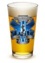 911 EMS BLUE SKIES WE WILL NEVER FORGET PINT GLASS