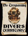 Diver Territory Sign