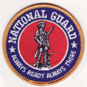 National Guard Crest Round Patch