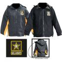 Army Star Direct Embroidered Reversible Fleece Jacket