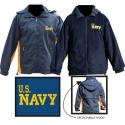 US Navy Direct Embroidered Reversible Fleece Jacket