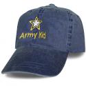 Army Kid with Star Logo Kids Direct Embroidered Ball Cap, Available in Fall Colo