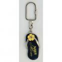 Navy Mom Flip Flop Key Chain