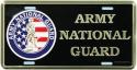 Army National Guard License Plate  