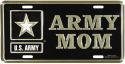  Army License Plate Army Dad with Star Logo