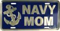  Navy Mom License Plate  