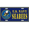Navy Seabees License Plate
