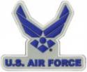  U.S. Air Force Symbol on Round Flexible Magnet
