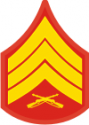 E-5 SGT Sergeant (Gold) Decal