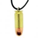 .45 Brass Bullet Necklace