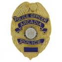 Arcadia, CA Police Badge Pin