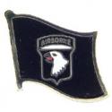 101st Airborne Division Flag Pin