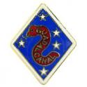1st Marine Division Old Style Pin