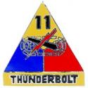 11th Armored Division Pin