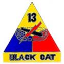 13th Armored Division Pin