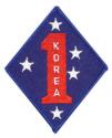 1st Marine Division Korea Patch 