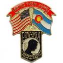 Colorado POW MIA Flag Pin