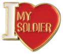 Army I Heart my Soldier Lapel Pin 
