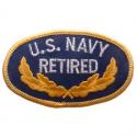 Navy Retired Logo Patch