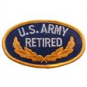 Army Retired OVAL Patch 
