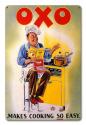 OXO Makes Cooking So Easy satin metal sign 12 inch by 18 inch.