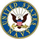 U.S. Navy ALUMINUM LOGO