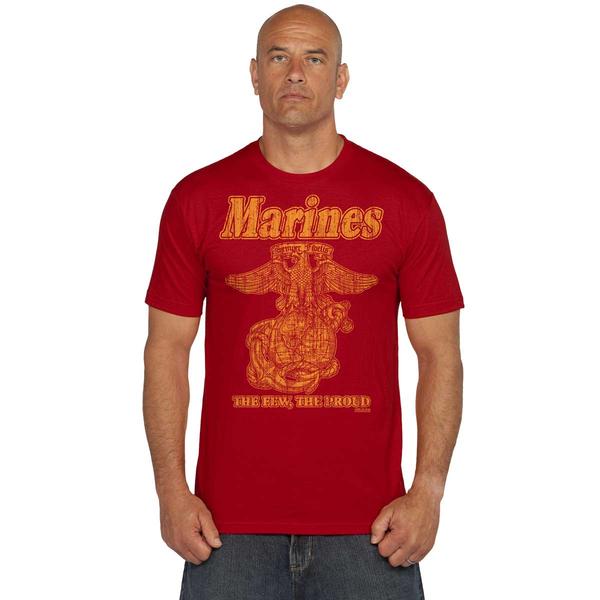 USMC 'Retro' 7.62 Design Battlespace Men's T-Shirt Scarlet | North Bay ...
