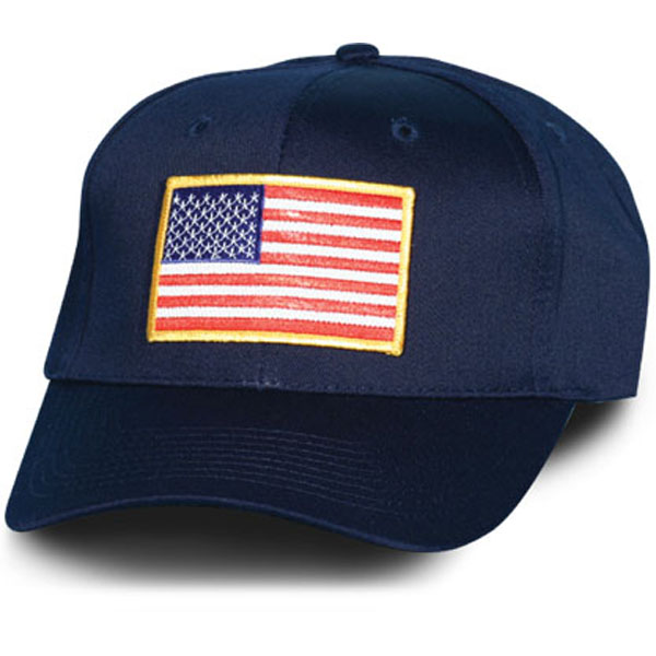 United States Flag Patch Navy Blue Ball Cap | North Bay Listings