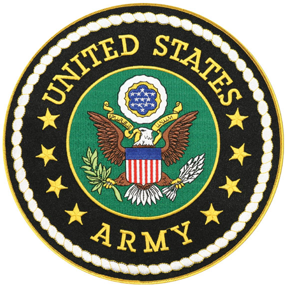 United States Army Crest Large Round Patch | North Bay Listings