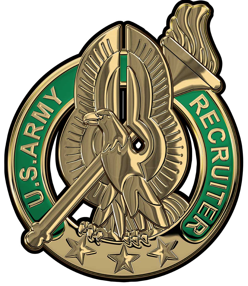 Us Army Recruiting Badge Army Military