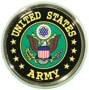 United States Army Crest Auto Chrome Emblem | North Bay Listings