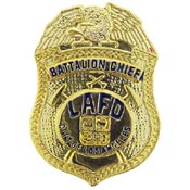 LAFD Battalion Chief Badge Pin | North Bay Listings