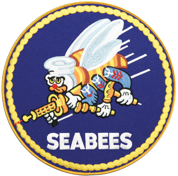 Navy Seabees Large Round Patch | North Bay Listings