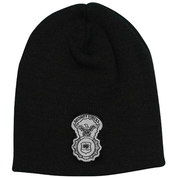 Security Forces Direct Embroidered Black Skull Cap | North Bay Listings