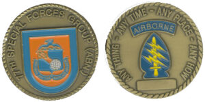 77th Special Forces Group Challenge Coin. (B)