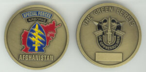 Special Forces Afghanistan Challenge Coin