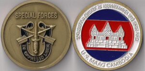 Special Forces Cambodia Challenge Coin