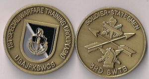 1st Warfare Training Group Special Forces Challenge Coin