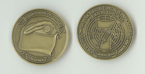 7th Special Forces Group Challenge Coin Spanish
