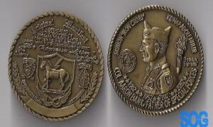 Special Forces Col. Aaron Banks -SF Pioneer Challenge Coin