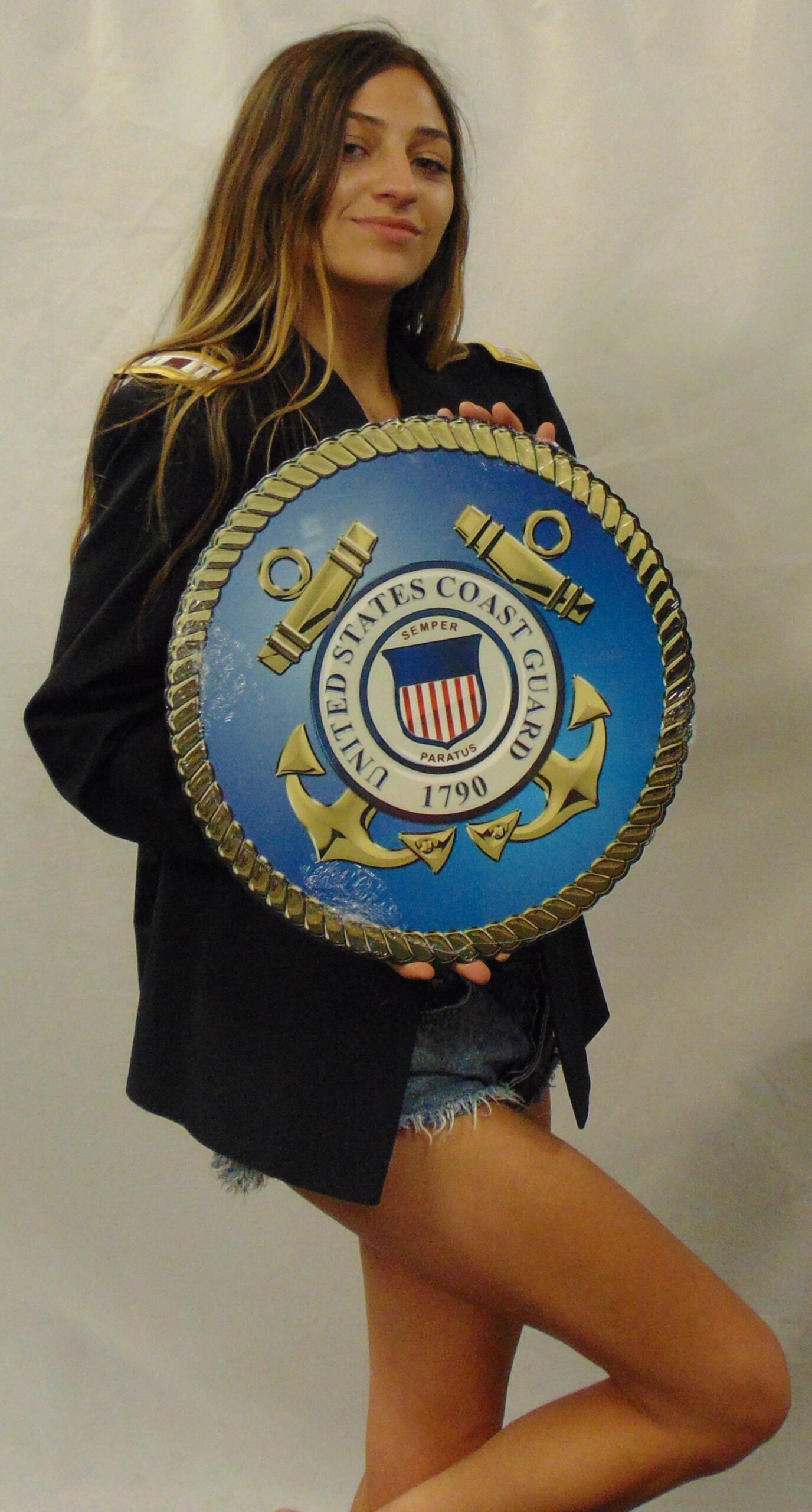 Coast Guard SEAL All Metal Sign 15" Round