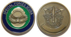 Special Forces Scuba Challenge Coin