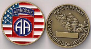 82nd Airborne Division Challenge Coin