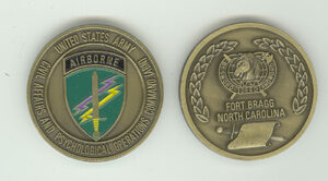Special Forces Psyops and Civil Affairs Challenge Coin