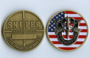 Special Forces Sniper Challenge Coin The Professionals