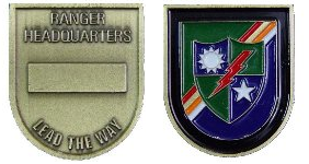 Ranger Headquarters Flash Challenge Coin